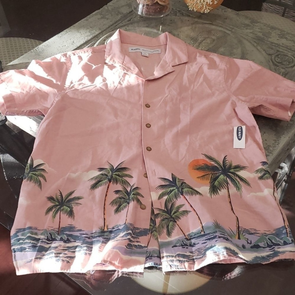 OLD Navy Summer Button Up Shirt